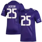Premier Men's Elijah Jackson Washington Huskies Purple Replica Football Jersey