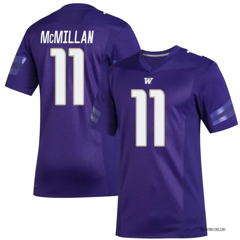 Premier Men's Jalen McMillan Washington Huskies Purple Replica Football Jersey