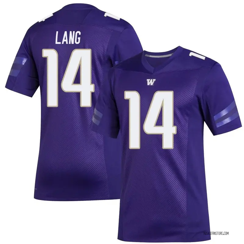 Premier Youth Tyson Lang Washington Huskies Purple Replica Football Jersey