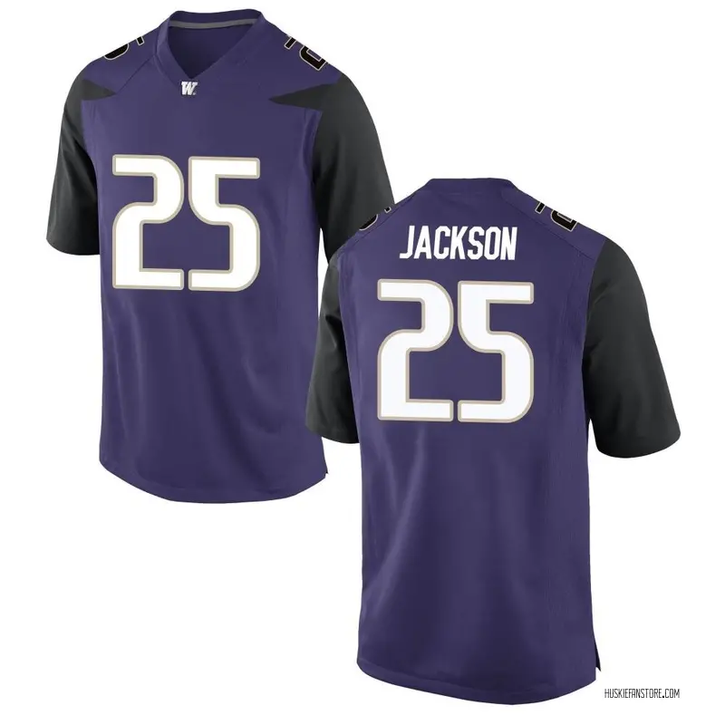 Replica Youth Elijah Jackson Washington Huskies Purple Football College Jersey
