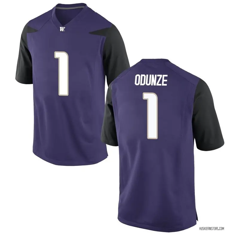 Replica Youth Rome Odunze Washington Huskies Purple Football College Jersey